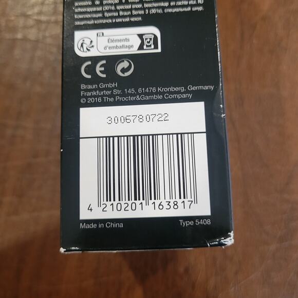 Braun Series 3 Clean & Close Black Model 300s 5408 Cordless Electric Razor - Picture 2 of 8